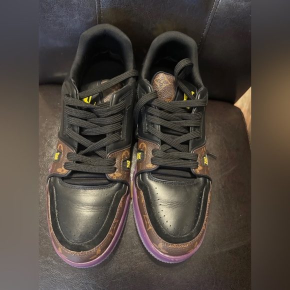 Louis Vuitton Trainer Sneakers Lakers Edition sz 43 - Picture 2 of 5
